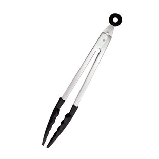 Walfos Small Tongs For Cooking - 7 inch Small Kitchen Tongs with Silicone  Tips, Great for Air Fryer Cooking, Serving, Turning, 7 in Food tongs