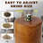 2 Pack Adjustable Coarseness Pepper Salt Grinder (set Of 2)