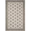 Tapis en laine / coton tissé à la main Caper en ivoire / gris-584752709