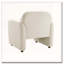 Fauteuil décoratif rembourré en tissu Boucle-2065223440