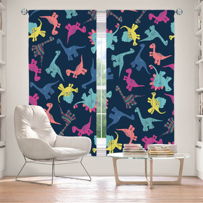 Paire de rideaux obscurcissant en polyester Egil