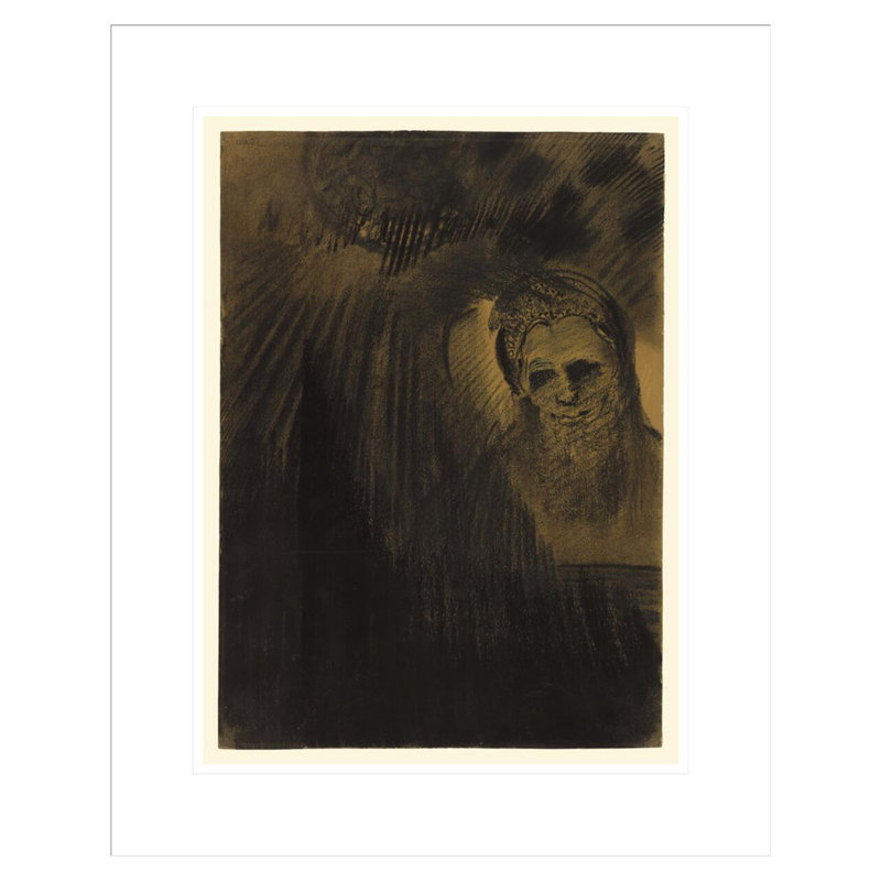 Apparition par Odilon Redon - Impression Giclée sur cadre, H 21,75 po x l 17,5 po