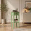 Table d'appoint à 2 niveaux avec tiroir et tablette ouverte, table de chevet monobloc