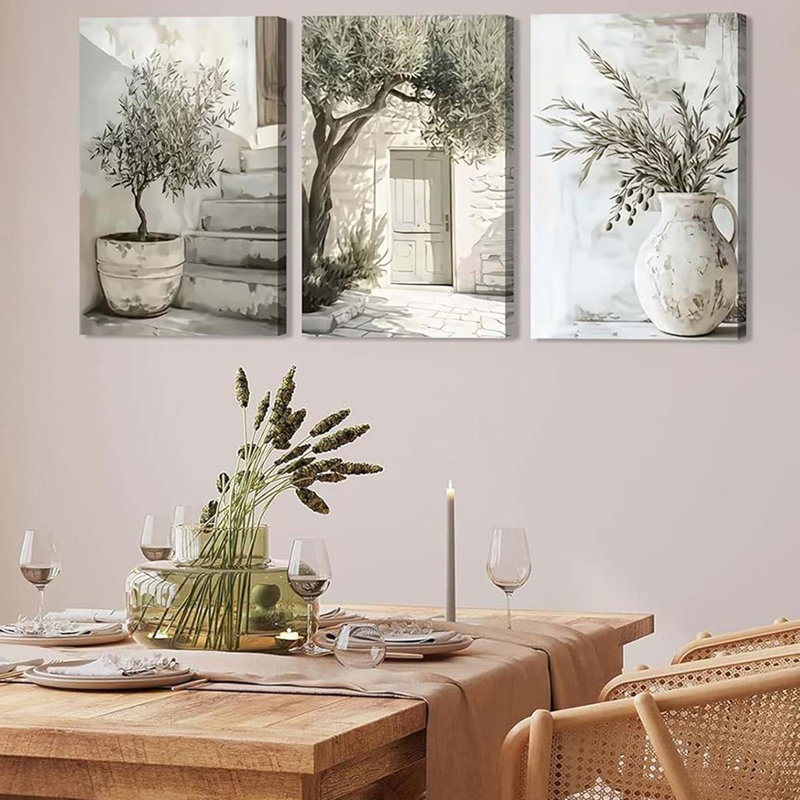 3 Piece Wrapped Canvas Print, 60 cm H x 120 cm W