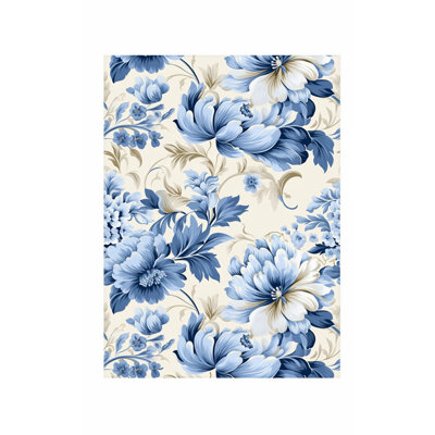 Impression d'art floral sans cadre