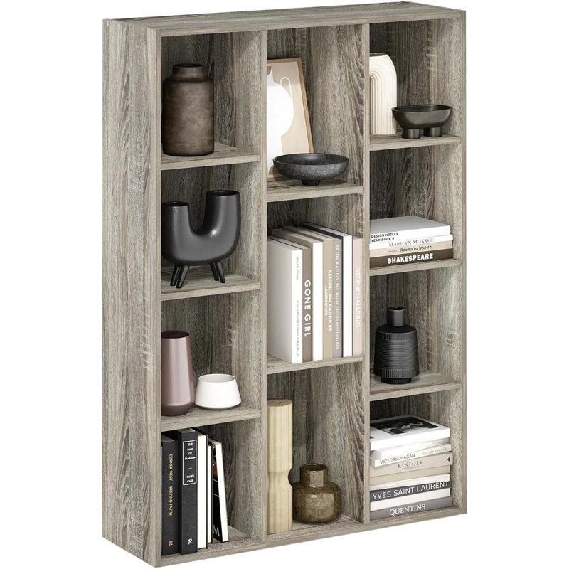 11-Cube Reversible Open Shelf Bookcase,