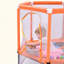 Trampoline pour tout-petits avec filet de sécurité et balles, mini trampoline intérieur / extérieur pour enfants-128531103