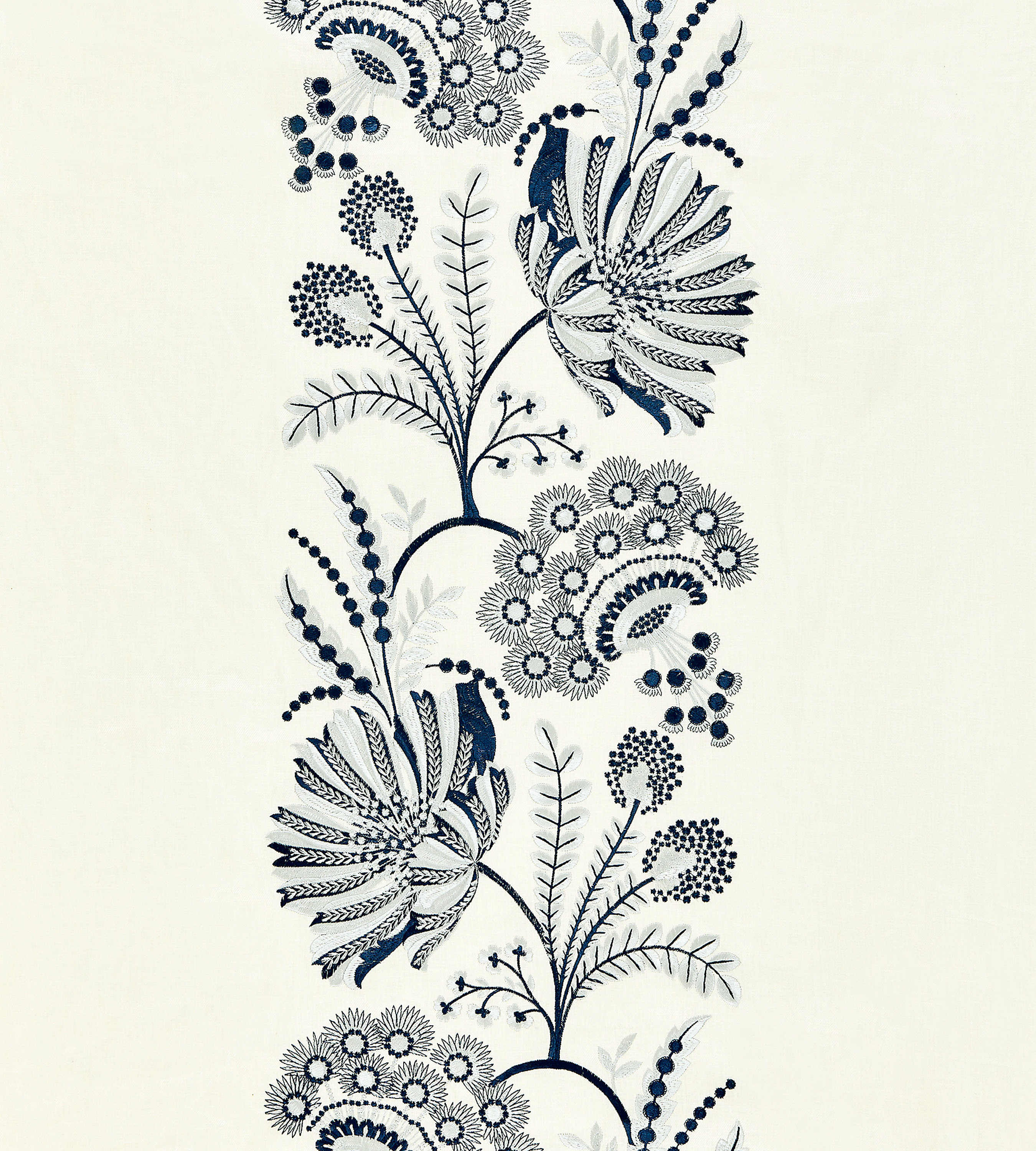 The House of Scalamandré Star Power Pillow, Navy | Chairish