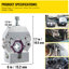 Boyau de climatisation manuel, - 71550 avec 4 matrices, matériau en alliage d'aluminium, estampeur, conception compacte, profondeur de produit de 12,99 po pour réparation, matrices de différentes tailles, alliage, structure, fonctionnement,