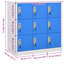 Metal 3 - Tier 90cm School Locker-961890015