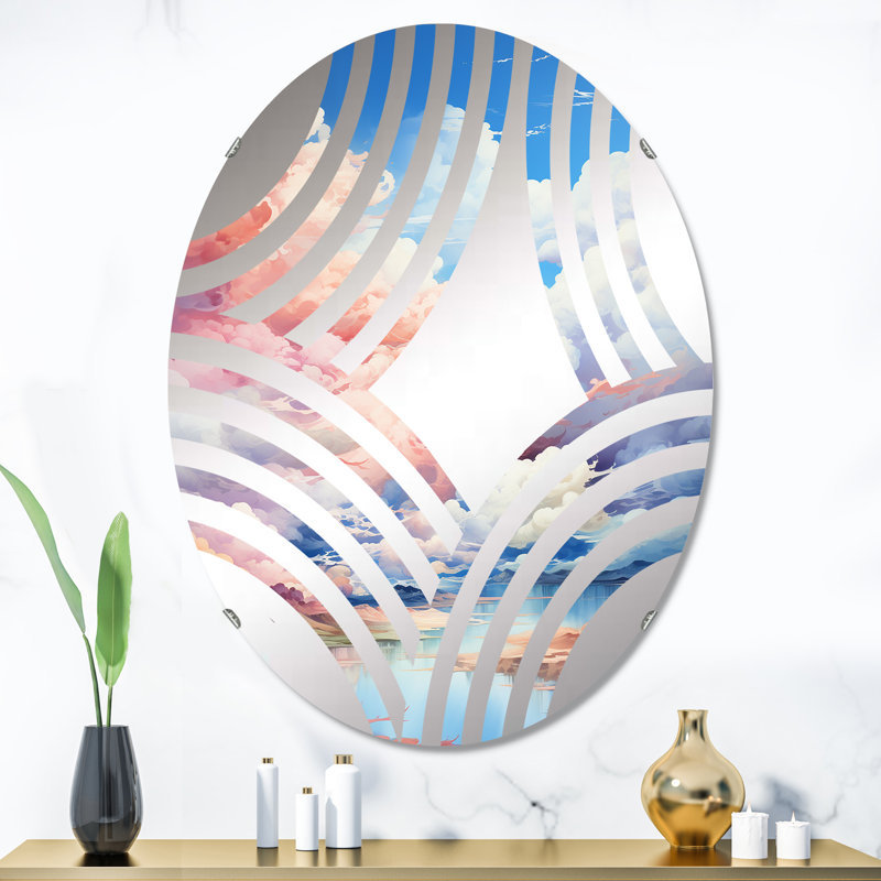 Oval Wall Mirror, 24" W x 36" H