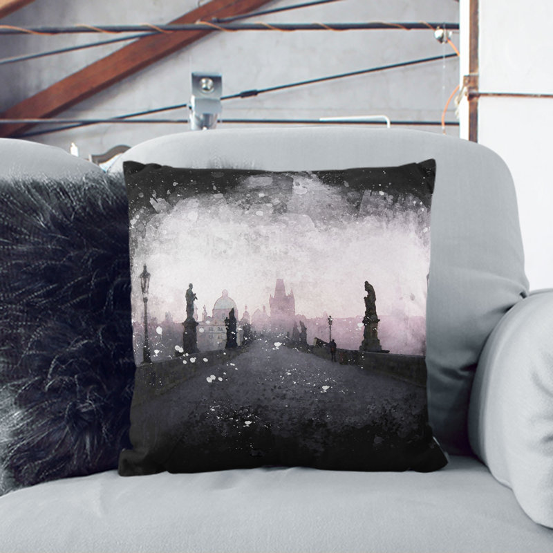 Square Throw Cushion, 40cm H x 40cm W x 15cm D
