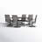 Leonard 6 - Person Patio Dining Set with Rectangular Table