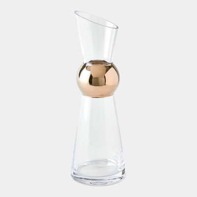 Metallic Orb Carafe-Platinum-Lg