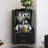 Wooden Corner Bar Cabinet With 2 Open Storage Shelves And 2 Drawers, Mirrored Back Sideboard Cabinet, High Feet/Legs For Easy Cleaning, Buffet Cabinet BLACK-1956092846