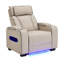 Faux Leather Electric Reclining Sofa-322596714-322595990