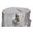 Log Stool, Silver Leaf