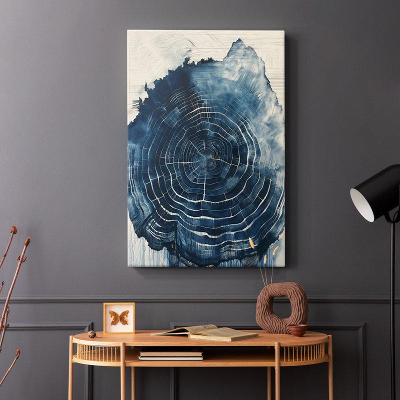 Série ABSTRACT CCIX - Toile tendue avec châssis Premium - Prêt à être accroché, H 27 po x l 18 po