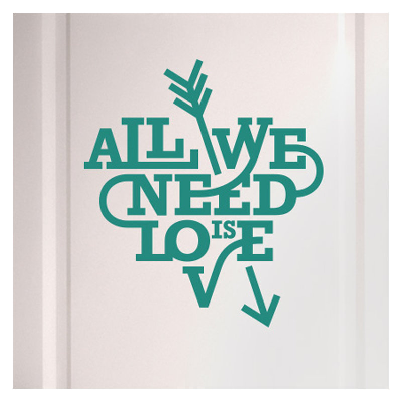 Wall Decal, Aqua Green