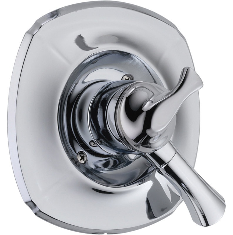 Garniture de robinet de douche à inverseur avec poignées levier addison, Chrome