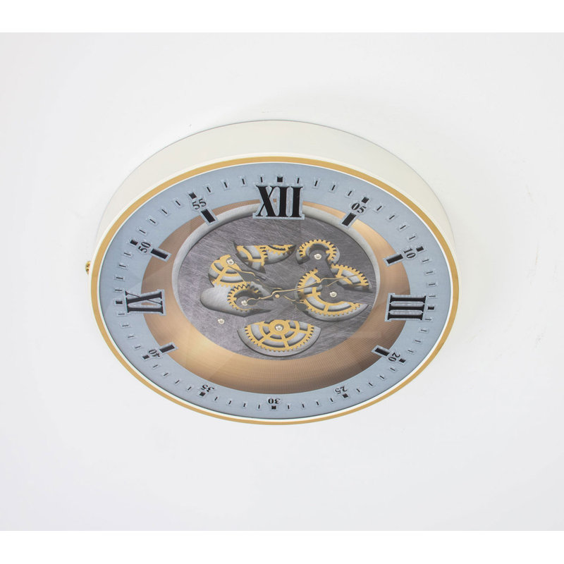 Tiffany Skeleton Wall Clock