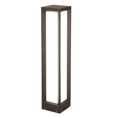 Borne lumineuse DEL commerciale Semita 31,6" 360°, 120-277 V, puissance et température de couleur réglables (5 CCT), bronze
