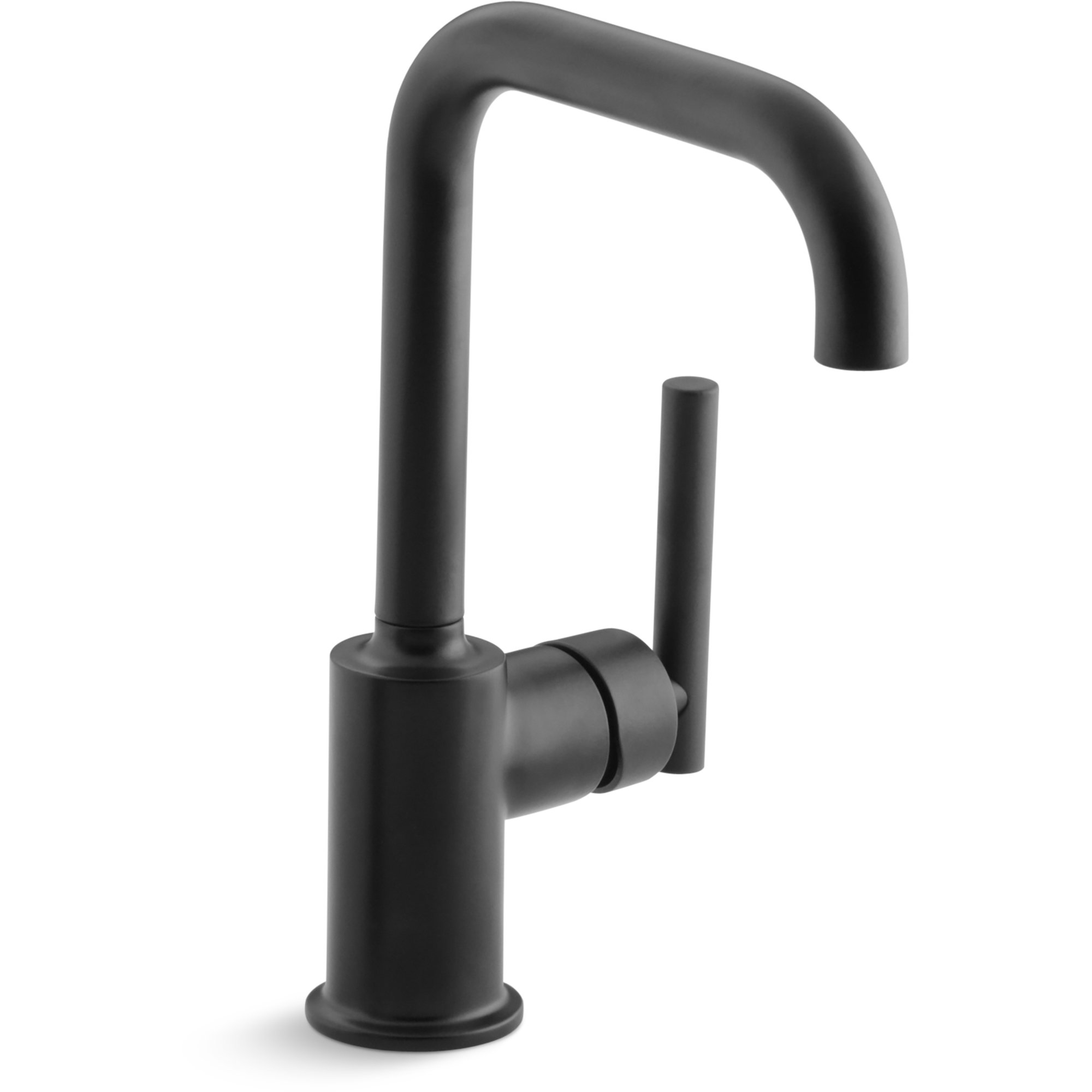 Purist Bar Faucet with Accessories, Matte Black