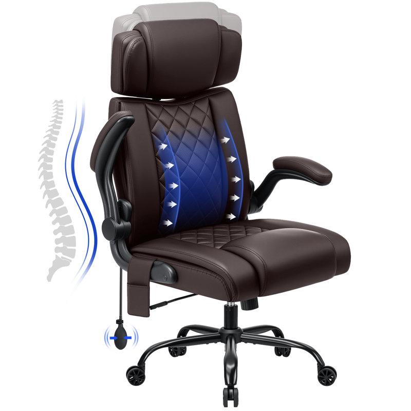 Fauteuil de direction HOFFREE, Brun