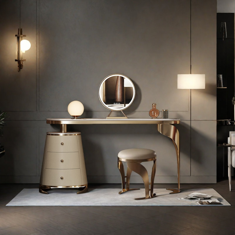 Meuble-lavabo simple en acier inoxydable
