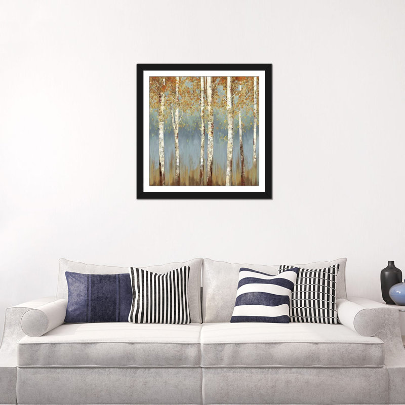 «Falling Embers III» par Allison Pearce, reproduction sur toile non encadrée, H 24 po x l 24 po x P 1 po, Blanc