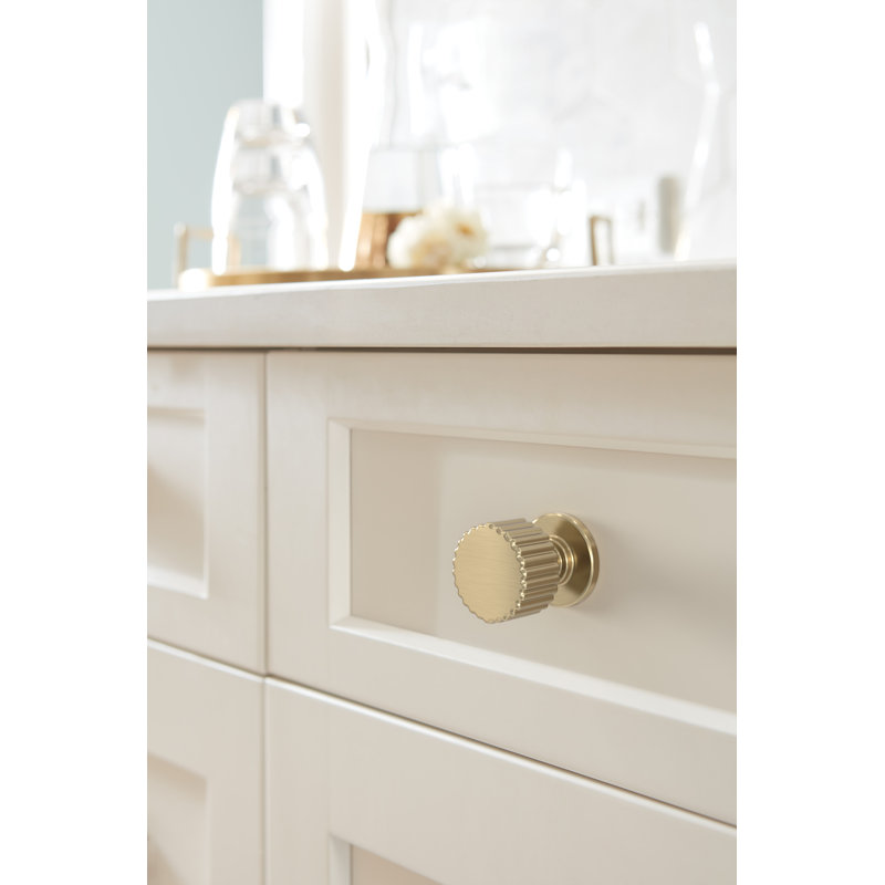 Bouton d'armoire, Champagne doré, 1 1/8"