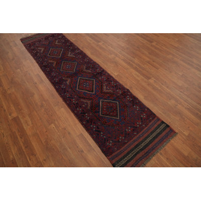 One-of-a-Kind 8' 2'' X 2' 1'' Runner Wool Area Rug Red