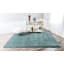 Tapis à poils longs bleu-24844863