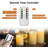 Unscented Flameless Pillar Candle