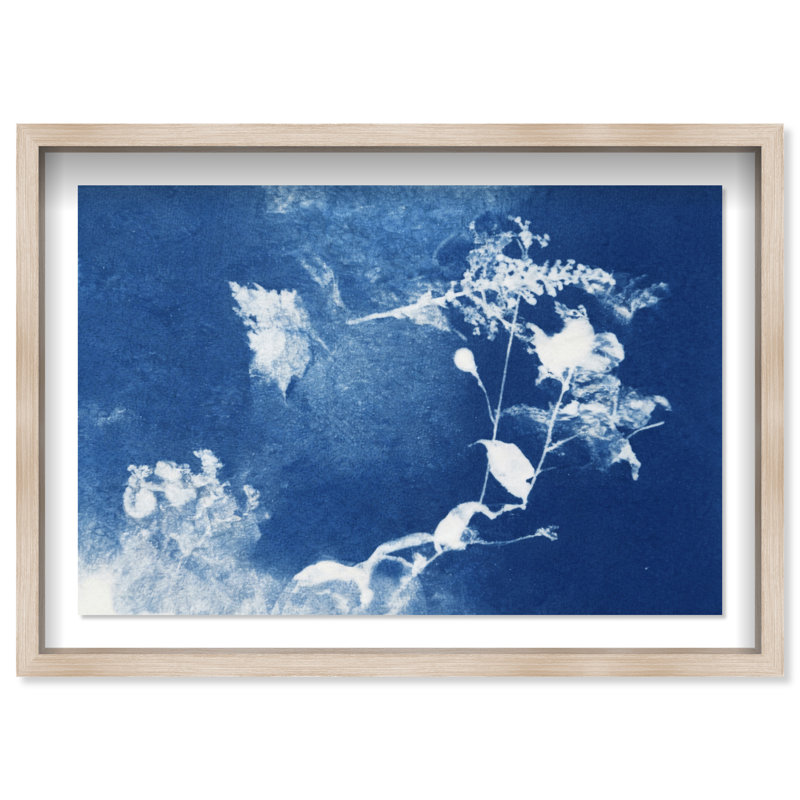Faded Poetry II Print by Oliver Gal, 37.5"H x 25.5"W, Natural Oak Shadowbox