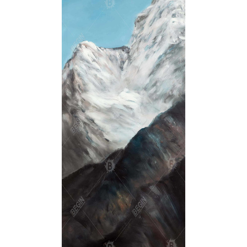 Emblematic himalayan peaks - 15.75"x31.50" Desk mat