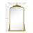 Cummons Stainless Steel Arch Mirror-1967408704-1894180806