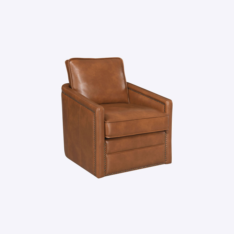 Largeur de 30 po Eildhi, Similicuir brun