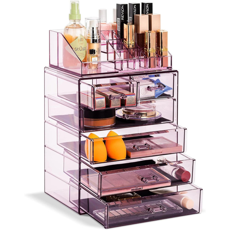 Organisateur de maquillage Delorse, Mauve