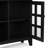 Acadian 36"W Solid Wood Transitional Entryway Storage Cabinet with Drawers, Glass Doors and Adjustable Shelves-2135621845