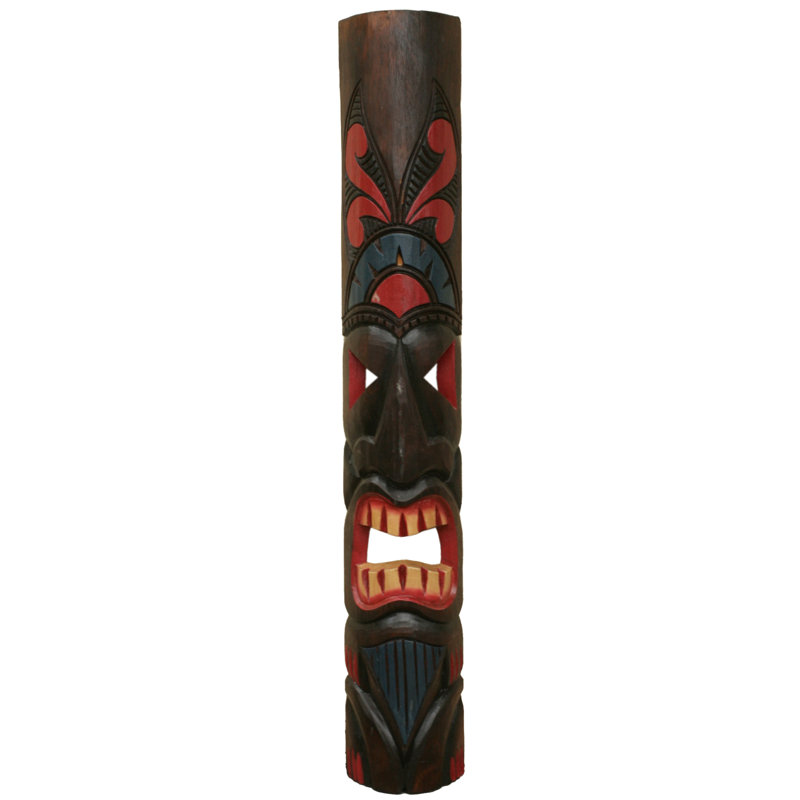 Décoration murale tahitienne tropicale classique 40 "H Tiki
