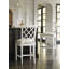 Ivory Key Upholstered Stool-47591590-47591591
