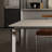 Modern Italian-style dining table for the home Rectangular with Stainless Steel Base Dining Table-100748643