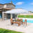 141.73'' W x 141.73'' D Metal Pop-Up Canopy-86772505
