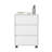 White 3-drawer Rolling File Cabinet With Smooth Glide Wheels