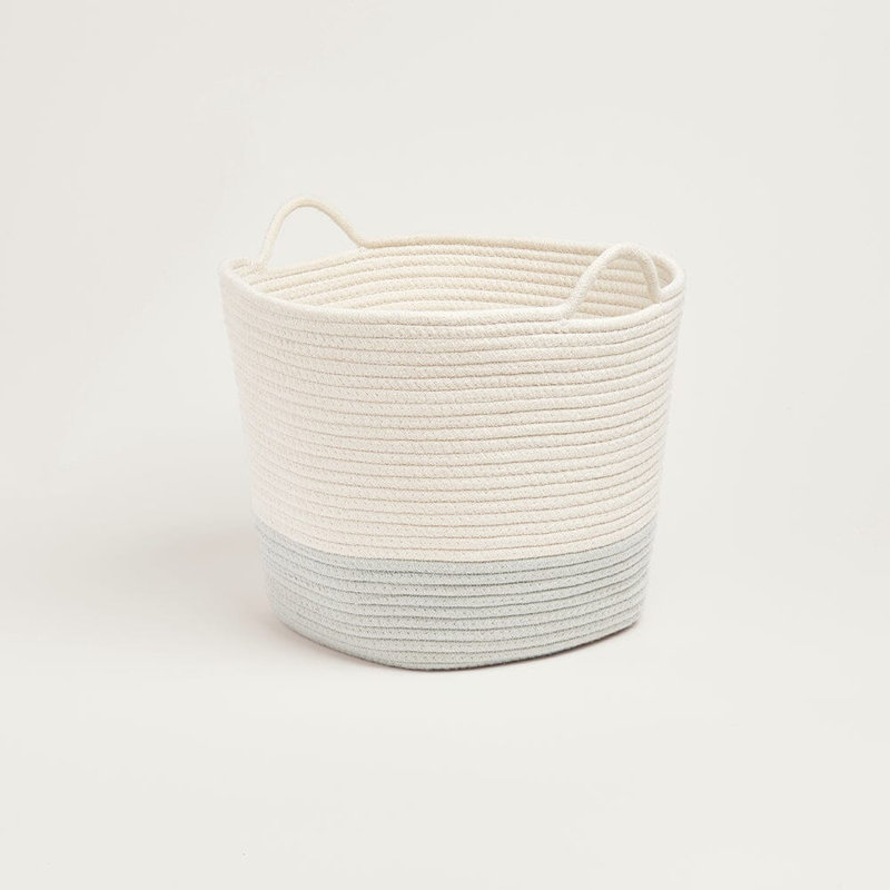 Great Little Trading Co. Jute / Sisal Basket, Multicoloured Sage