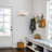 3-Light Chrome Hardwired Wall Sconce with Handcrafted Cloud Glass Shade