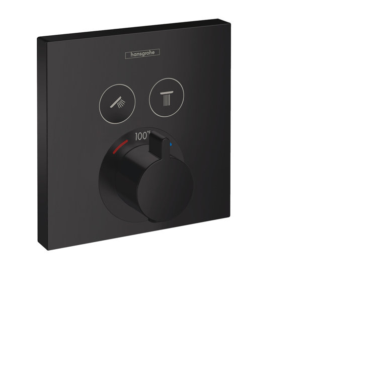 ShowerSelect 1-Handle 6-Inch Wide, Temperature Memory, Thermostatic Valve Trim Only, with Diverter