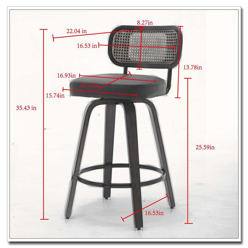 Swivel Counter Height Bar Stools  for Island/Kitchen/Counter/Bar, Beige