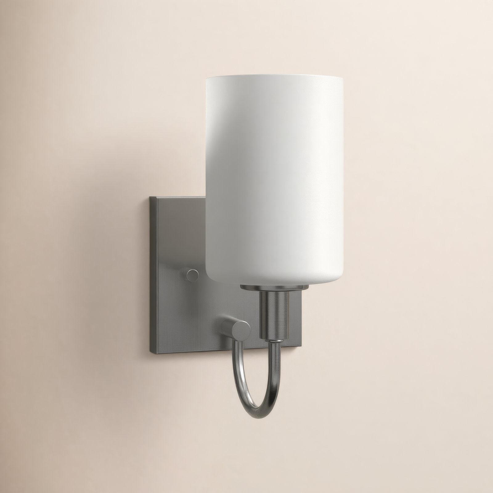 Rowley Single Light Dimmable Bath Sconce, Brushed Nickel